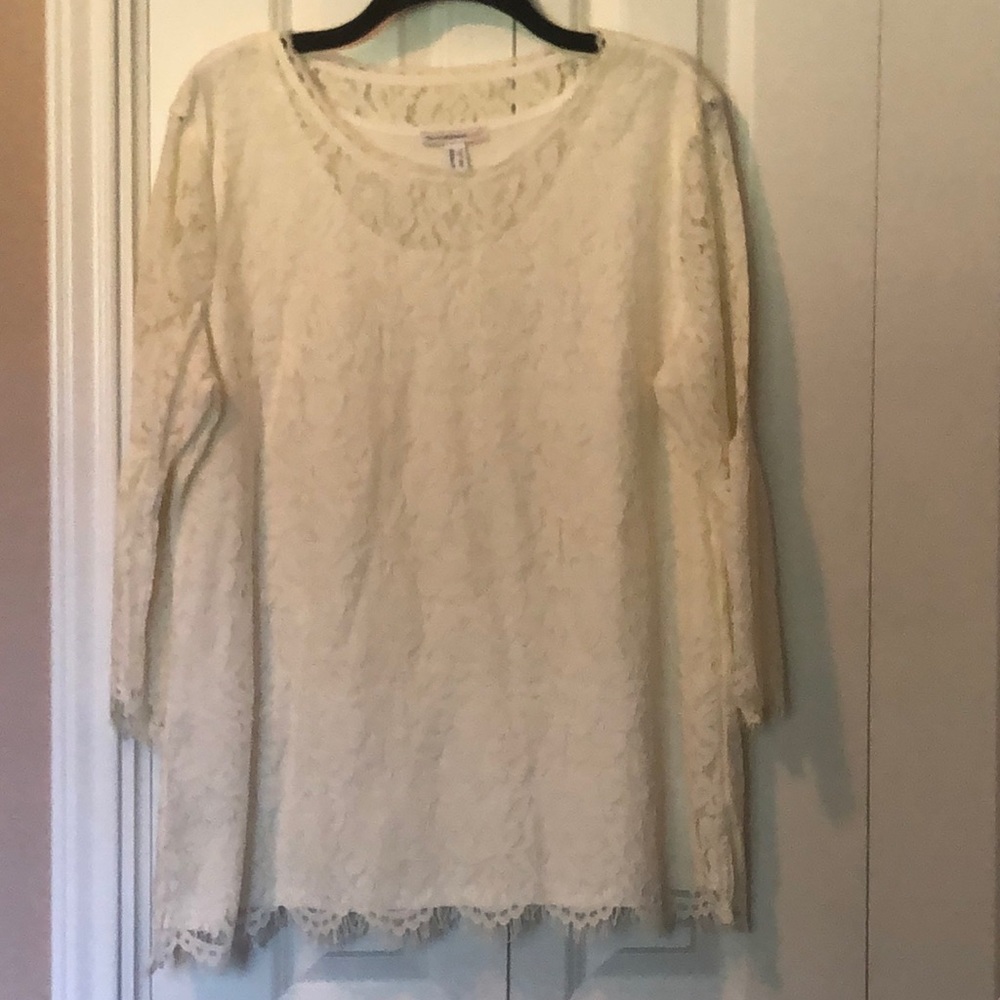 Beautiful, lace blouse by Isaac Mizrahi